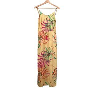 Bluesteel Floral Print Summer Boho Dress Midi/ Maxi Length in Size Medium